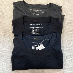 3 banana republic men’s tshirts